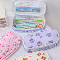 Miniatyrbillede 6 af 6: Blyantsæske Pennepose, Håndholdt Blyant Holder Pose Pen Organizer
