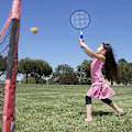 Miniatyrbilde 3 av 4: Badmintonsett for barn - Treningssett for innendørs og utendørs sportsspill