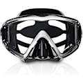 Miniatyrbild 2 av 5: Panoramadykmask för vuxna med snorkel, härdat glas, dykmask av premiumkvalitet, simglasögon med nässkydd, dykutrustning