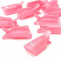 Miniatyrbilde 2 av 5: 10 stk Plast Akryl Neglekunst Soak Off Cap Clip UV Gel Polish Remover Wrap Verktøy