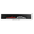 Miniatyrbillede 6 af 8: 130x21cm Universal PVC Bil Reflekterende Sticker Forruden Dekorative Dekaler med Skraber til Bil Powered By