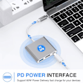 Miniatyrbild 7 av 8: Typ C-adapter, USB 3.1-hubb (USB-C och Thunderbolt 3-port