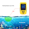 Miniatyrbild 7 av 7: Portabel Trådlös Vattentät Elektrisk Fisksonar Sensor Avstånd Djup Fiske Finder Tillbehör