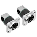 Pikkukuva 1 / 6: 2 kpl RJ45 kulmikas liitin Palonestomateriaali YT‑RJ45 lentokoneliitin