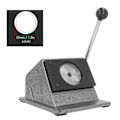 Miniatyrbild 6 av 8: Rund Badge Maker Cirkelstans Stål Grafisk Stans för Papper Läder PVC-kort 32mm / 1.3in