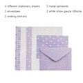 Miniatyrbild 2 av 5: 1 set inklusive brevpapper och kuvert Brevpapper: 25CM * 17.6CM, kuvert: 18CM * 13CM