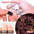 Miniatyrbild 3 av 9: 100 st professionella slipband för nagelvård 180 grit fil slipbit set för nagelborrmaskiner