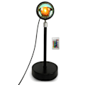 Miniatyrbilde 2 av 8: Stemningsfull Projektorlampe 16 Farger 180° Rotterbar Fjernkontroll RGB Projeksjonslys for Soverom