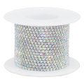 Miniatyrbild 1 av 5: 1 rulle 10 Yards Rhinestone Chain, 1,5 mm Crystal Rhinestones Close Chain Roll, Crystal Claw Cup Chain Style 3