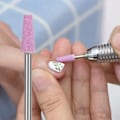 Miniatyrbild 8 av 8: 7 st nagelborrbitar för akrylnaglar, professionellt litet nagelborrbitset i volframkarbid för gelnaglar och nagelband
