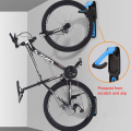 Miniatyrbild 6 av 8: Fällbar vertikal cykelkrok väggmontering cykelcykel förvaring R