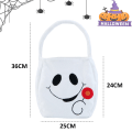 Miniatyrbillede 2 af 5: 2 stk Halloween Slikposer Filt Tote Slikposer Spooky Party