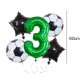 Miniatyrbillede 2 af 5: Gigant, Ballon Nummer, Balloner Til Fødselsdage, Fodbold Dekorationer