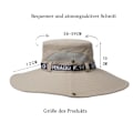 Miniatyrbilde 2 av 5: Bob solhatt fiskehatt med bred brem solhatt justerbar bomullshatt UV-beskyttelse sommerhatt