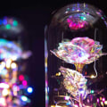 Miniatyrbillede 8 af 8: Kunstig Rosegave, LED Lysstreng på Farverig Fl
