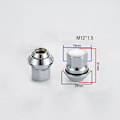 Miniatyrbilde 2 av 5: 24X Hjulmutter Konisk Mutter Mondeo M12x1,5 SW 19 for Ford Alufelger Fiesta