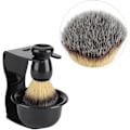 Miniatyrbillede 3 af 7: Fdit Barberset Kit Pensel Sæt Barberpensel med Rustfrit Stål Børster