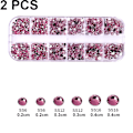 Miniatyrbillede 2 af 5: Fladryggede Glas Rhinestones Krystaller til Neglekunst