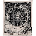 Pikkukuva 1 / 7: Tarot-tähti-seinävaate Seinävaate Psykedeelinen Tapetti