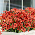 Miniatyrbillede 4 af 5: 30 Bundter Kunstige Blomster Udendørs UV-Resistente Kunstige Blomster