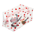 Miniatyrbild 1 av 5: Vakuum-Transparent Kosmetikväska-Röd Kärleksfärg