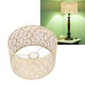 Miniatyrbillede 1 af 8: Lampe Skærm Lys Lampe Skærm Moderne Enkel Stil Hjem Dekoration til E14 E27 Pærer Guld Farve