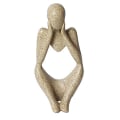 Miniatyrbillede 1 af 6: Abstrakt Tænker Statue Moderne Sandsten Harpiks Figur Håndværk Kunst