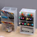 Miniatyrbillede 4 af 6: Skrivebords Pen Organizer, skrivebordsorganizer, blyantholder, høj