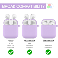 Miniatyrbillede 4 af 7: Airpod-etui, silikone etui med pelsbold nøglering kompatibel