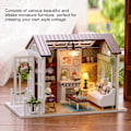 Miniatyrbild 8 av 8: Romantisk Gåva Miniatyr Dockhus Kit, DIY Kreativt Rum med Dekorativa Möbler, Sött Dockhus Premium Material Säker Ofarlig Hållbar Användning för