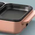 Miniatyrbilde 3 av 8: Innendørs Elektrisk Grill Rask Oppvarming Enkel å Rengjøre Mini Elektrisk Stekepanne for Hjem Sovesal EU-Plugg 220V