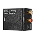Miniatyrbilde 2 av 5: Digital til Analog Lydkonverter Optisk Koaksial RCA Adapter