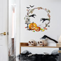 Pikkukuva 7 / 7: 3 sarjaa Halloween-aiheisia nurmikon renkaita, haamu käsiä ja kurpitsaa kotiin