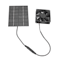 Miniatyrbild 3 av 5: Solpanel fläkt avgasventilation värmeavledning verktyg för växthus skjul