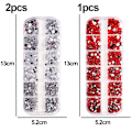Miniatyrbillede 2 af 5: Krystal Nail Art Blanke Flatbacks Rhinestones