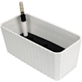 Miniatyrbild 6 av 7: Balkonglåda med modern design, sprickresistent plaststenkomposit för blommor och örter