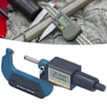 Miniatyrbilde 1 av 8: Digital Mikrometer 0,00005 tommer/0,001 mm Oppløsning Profesjonelle Tykkelsesmåleverktøy 25‑50 mm