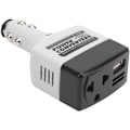 Miniatyrbillede 2 af 8: 12V/24V Mobil Strømkonverter USB Biloplader til Mobiltelefonopladning Sort