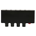 Miniatyrbillede 6 af 8: Stereo Mixer 4 indgange 1 udgang Uafhængig Volumenkontrol 3,5 mm Mini Lydmixer til Hovedtelefonforstærker PC