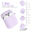 Miniatyrbillede 2 af 7: Airpod-etui, silikone etui med pelsbold nøglering kompatibel