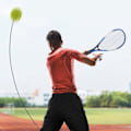 Pikkukuva 2 / 5: Tennistreenisetti, pohja ja 3 palloa