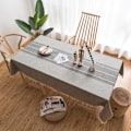 Miniatyrbilde 2 av 5: Brodert Duskmønstret Bordduk - Bomullslin Dusktæt Borddeksel