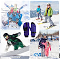 Miniatyrbillede 5 af 5: Børne Vinter Sne & Ski Handsker Koldt Vejr Ungdoms Handsker til Ski