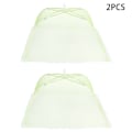 Miniatyrbild 2 av 3: 2-pack hopfällbara bordmatstäckande tältparaplyer Anti Fly Mosquito Mesh Covers