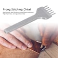Miniatyrbillede 3 af 5: Læder Prong Diamant Hul 6 Tænder Syning Punch Højhastigheds Stål Håndværktøj til DIY3mm