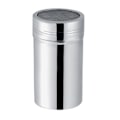 Miniatyrbild 3 av 8: Köksredskap i rostfritt stål, elegant modern design kakaopulverskakare med finmaskigt nät för jämn ströning, återanvändbar pulverförvaringsbehållare för