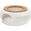 Miniatyrbillede 1 af 6: Tekandevarmer, Keramisk Tevarmer Tekandevarmer Udhulet Udskåret Design Varmelegeme Kaffevarmer Til At Holde Te Og Kaffe Varm Velegnet Drop Type