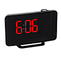 Miniatyrbild 1 av 6: Radioprojektionsväckarklocka stor skärm LED-display