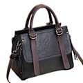 Miniatyrbillede 1 af 5: Ny mode håndtaske i kunstlæder, retro, stor kapacitet, skuldertaske, crossbody taske