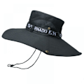 Miniatyrbillede 1 af 5: Bob solhat fiskerihat med bred skygge solhat justerbar bomuldshat UV-beskyttelse sommerhat